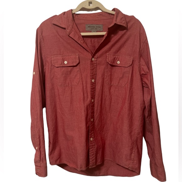 Men’s Michael Kors Long-Sleeve Button Down Shirt - Picture 1 of 6